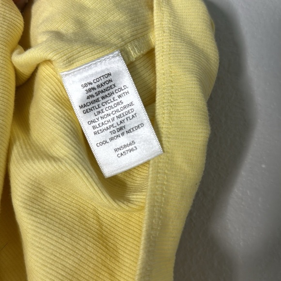 Open Edit Strappy Yellow Bodysuit Medium - Picture 8 of 8